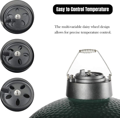 Grill chimney top vent cap,Dracarys large big green egg accessories chimney vent cap top vent bbq and grill top vent