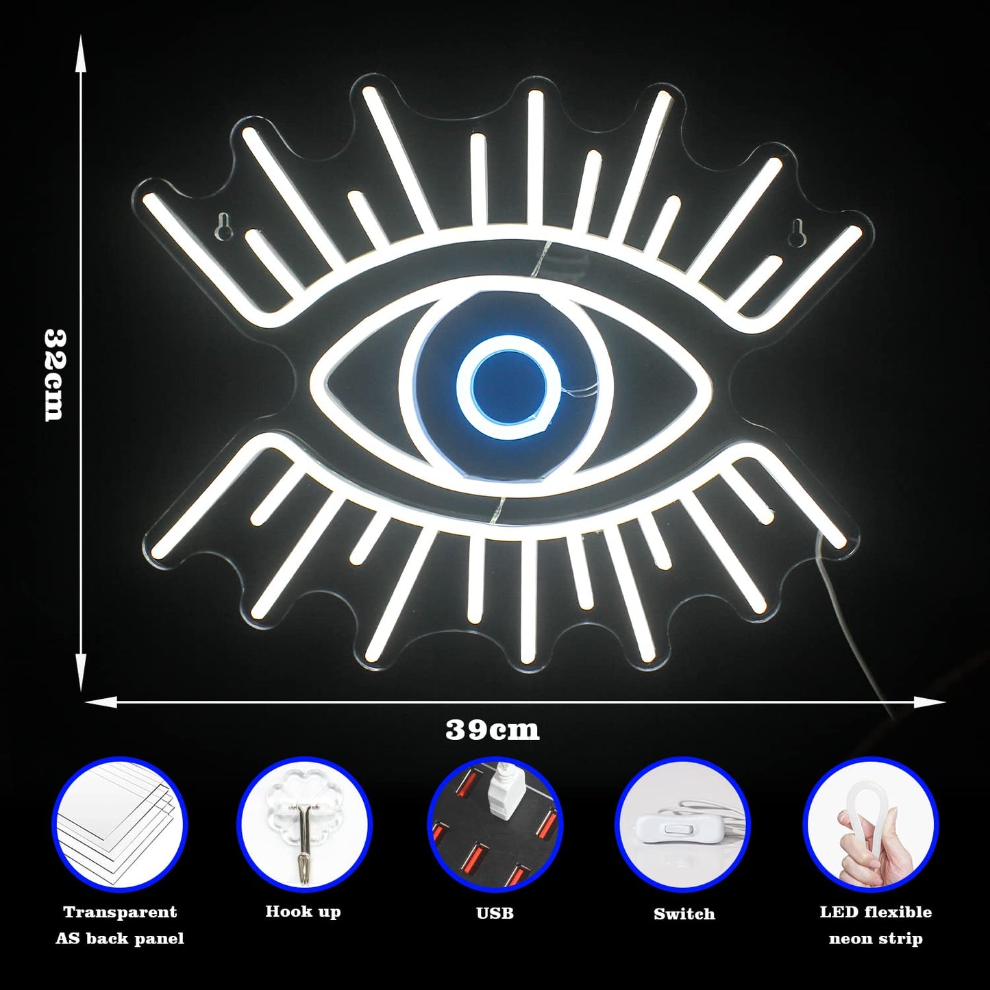 Looklight Lady Neon Sign,Neon Sign for Wall Decor,Lady Back Neon Light Up Sign,LED Sign Blue Neon Sign for Bedroom Man Cave Game Room Home Party Art Decor,Bar,Club
