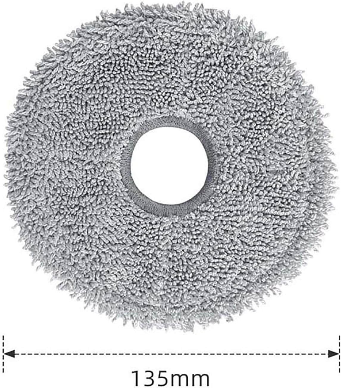 Replacement Mop Cloth Pad for Dreame X40/X40 Pro/X40 Ultra Robot Vacuum Cleaner, 6 Mop Pads Included