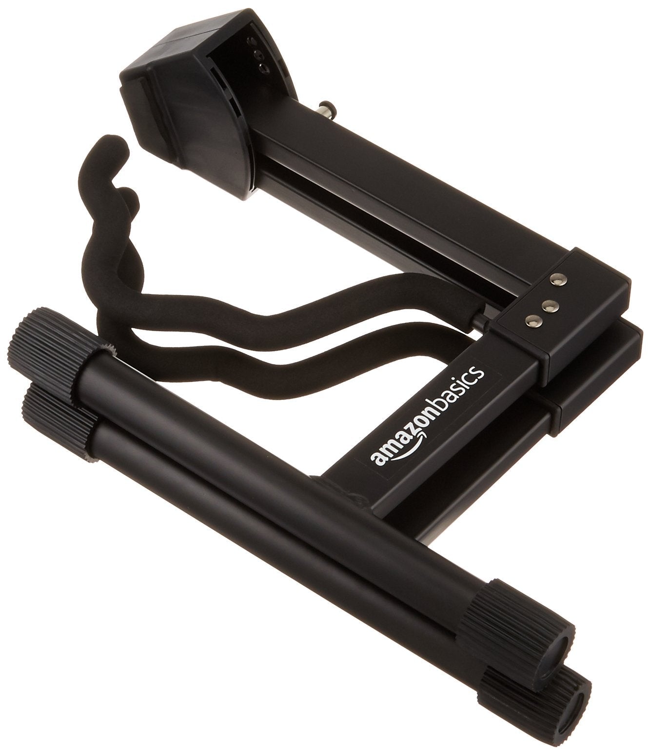 Amazon Basics Adjustable Folding Guitar Stand, A-shape, Fully Assembled - For School Music Program, Concerts & Multiple Users, Black, 8.66 x 15.16 x 3.74 inches