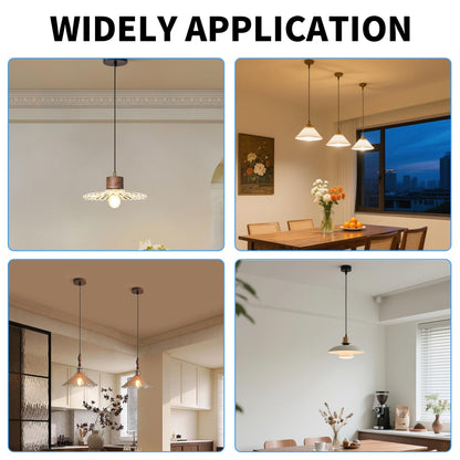 FOCMKEAS 4Pcs Chandelier Canopy Kit 4 Inches Ceiling Lighting Canopy, Vintage Chandelier Canopies with Hardware, Hanging Lamp Fixture Plate Base for Ceiling Pendant(Red Copper 100mm)