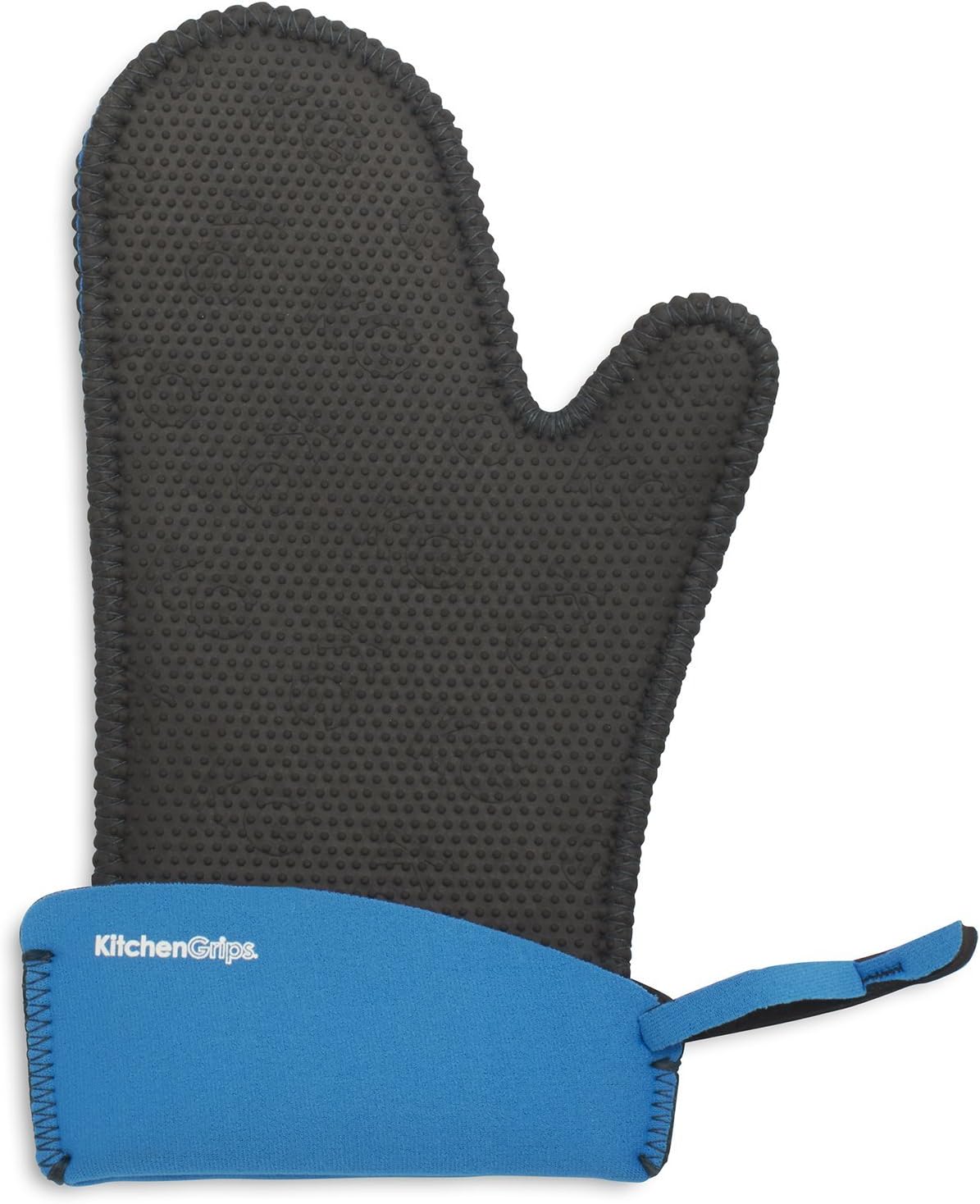 Kitchen Grips Chef's Mitt, Small, Blueberry/Black Color