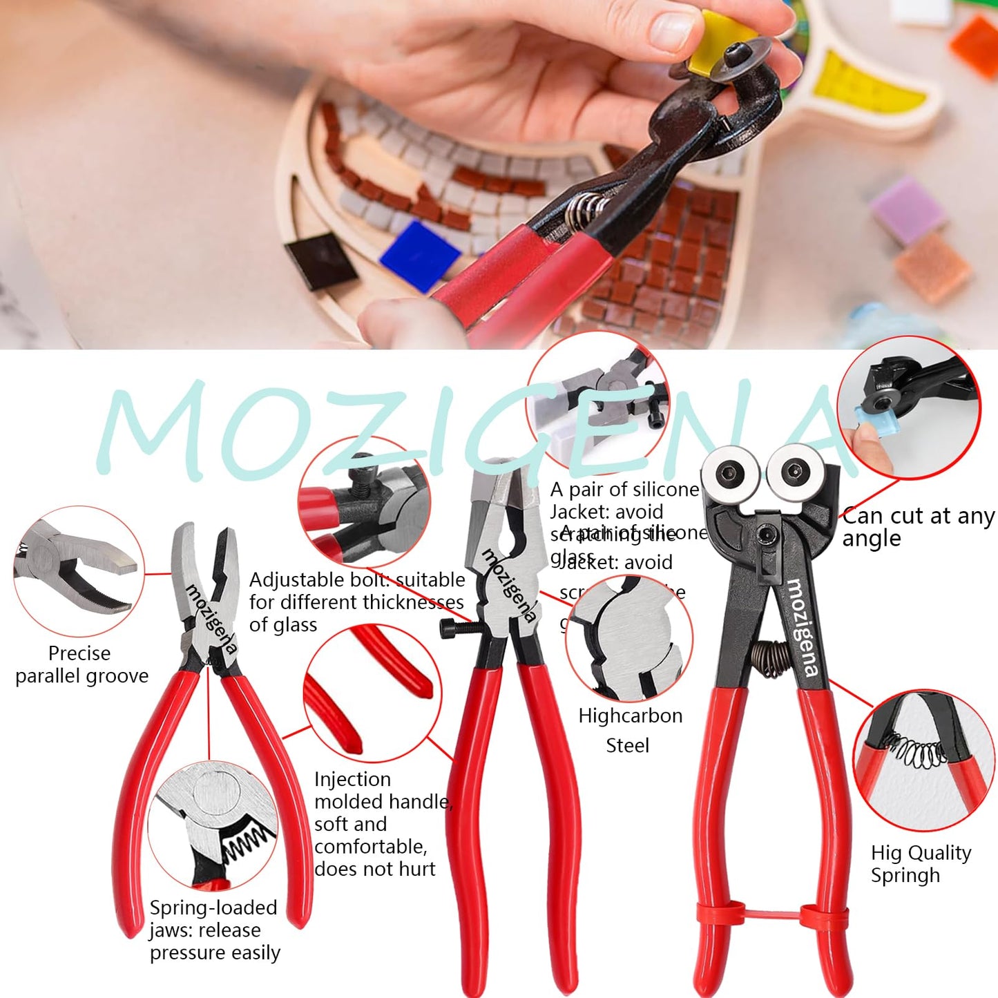 Stained Glass Kit, Stained Glass Supplies, Stained Glass Kits for Beginners, with 80W Soldering Iron Kit, Glass Cutter Tool Kit, Copper foil Tape, Cut Resistant and Welding Gloves