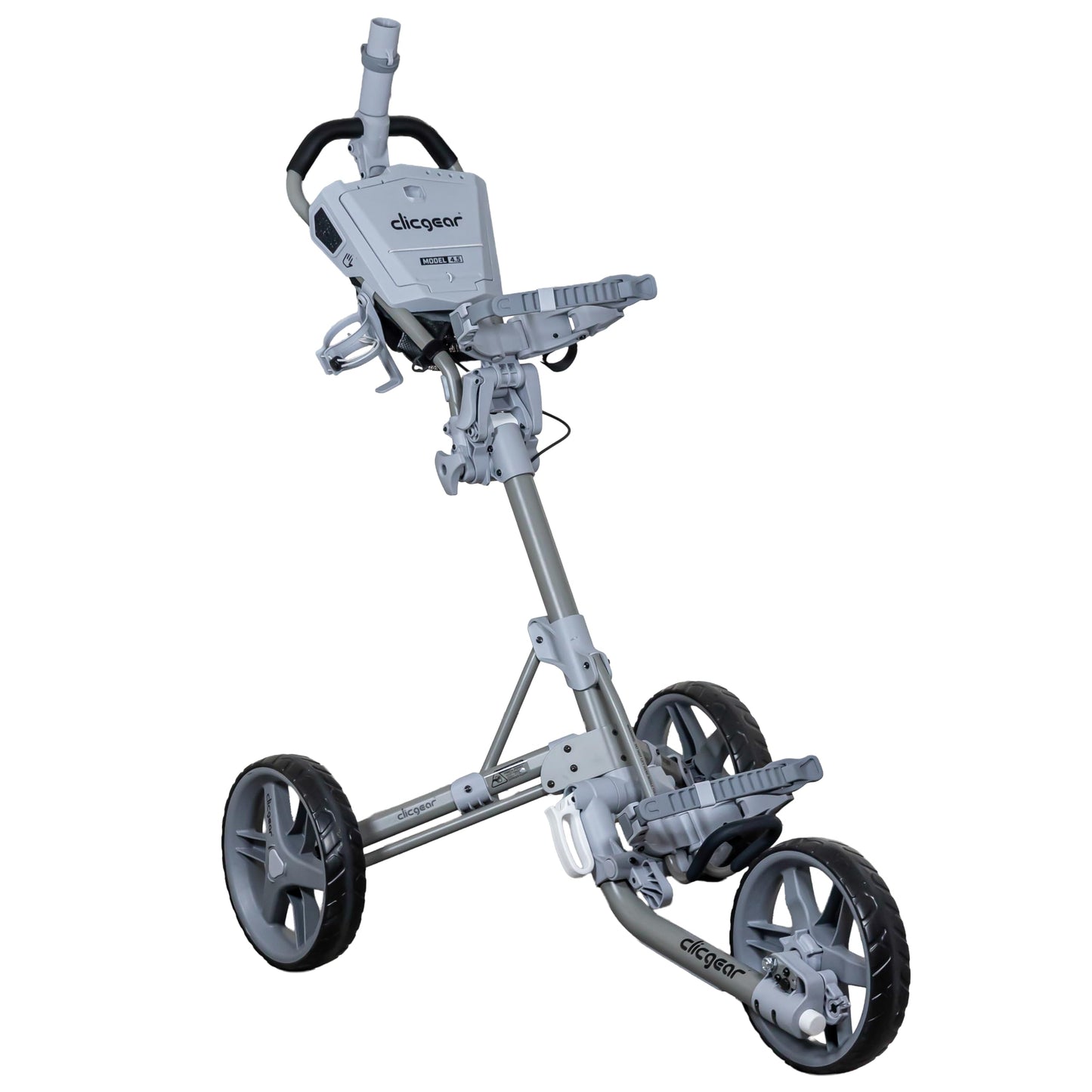 Clicgear Model 4.5 Golf Push Cart, Premium 3-Wheel Foldable Walking Golf Cart (Slate Grey)