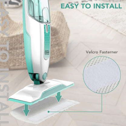 Sgizoku S1000 S2001 Steam Mop Replacement Pads for Shark Steam Mop S1000 S1000A S1000C S1000WM S10001C S1200 & S2001 SteamSpot Steam Mop - Dirt Grip, Washable & Reusable for All Floor Clean - 5Pack