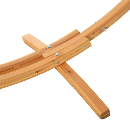 10.6' Wooden Hammock Stand GPicnic Camp Accessories, 264lbs, Natural