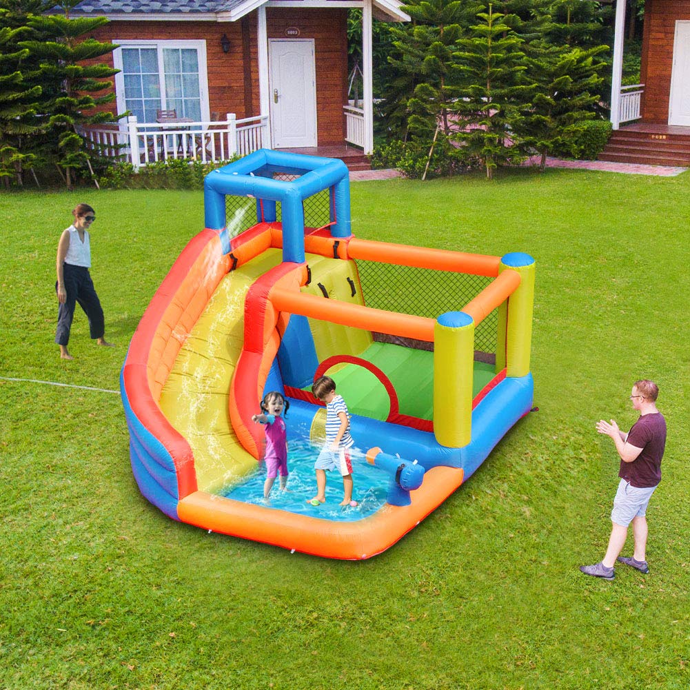 Inflatable Bounce Slide House Jumper Water Slide Park Combo for Kids Outdoor Party