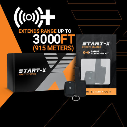 Start-X Remote Starter Kit for Ford F-150 (2011-14), F-250/F-350/F-450/F-550 (2011-16), Edge (2011-14), Expedition (2015-17), Explorer (2011-14) Vehicles with Key Ignition | Plug & Play Install