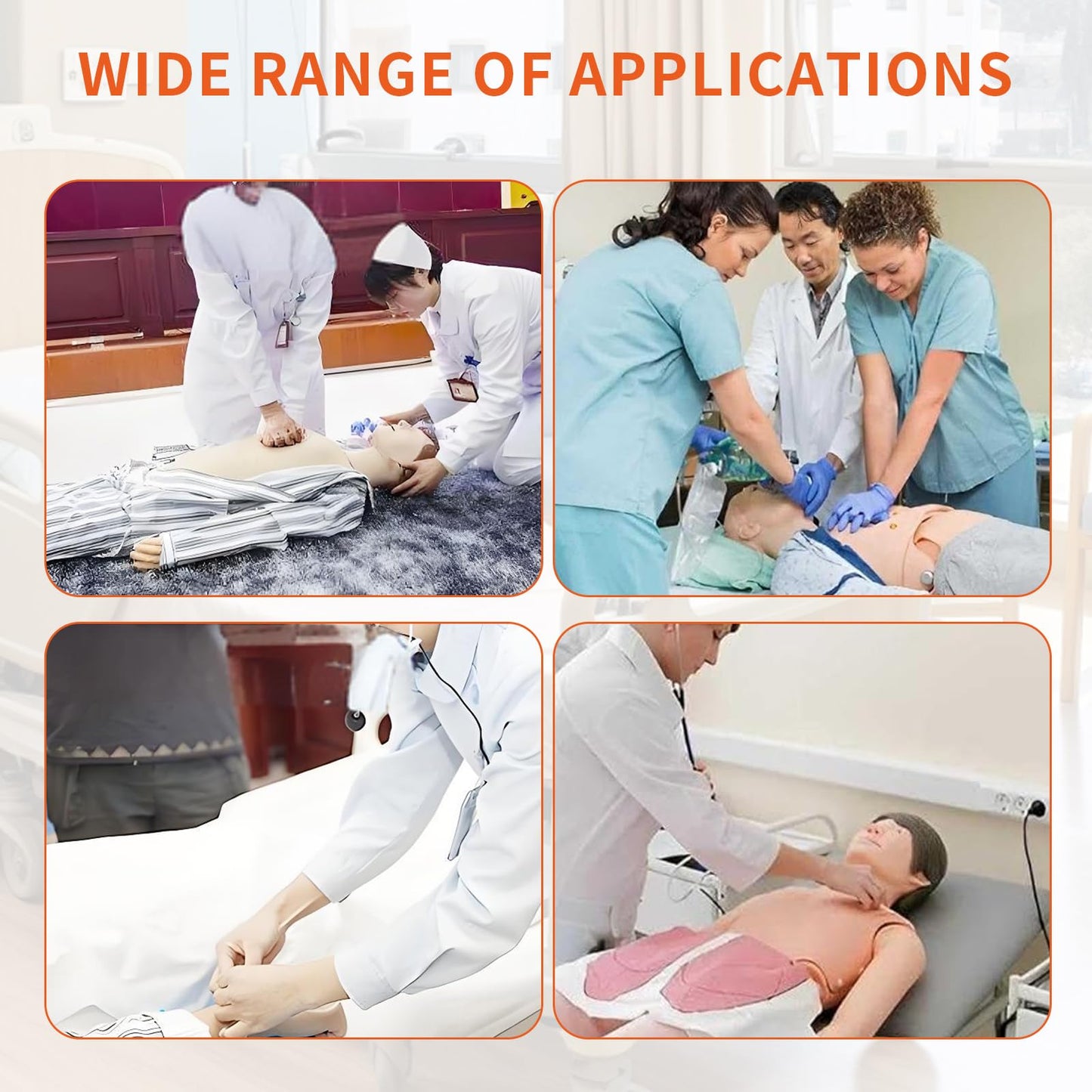 SKUWGW Adult Female Full-Body Anatomical Model, 67in Nursing Training Mannequin for Clinical Skills Training & Patient Care Education - Nursing School Supplies