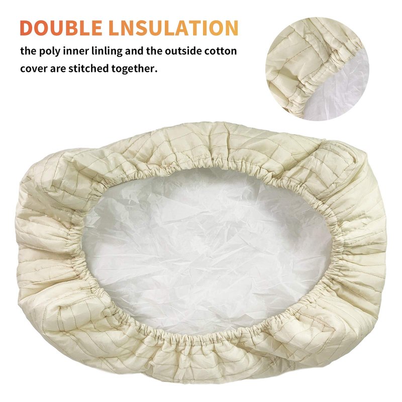Homydom Indoor Air Conditioner Cover AC Unit Covers (Beige, 28"x20"x3.5")