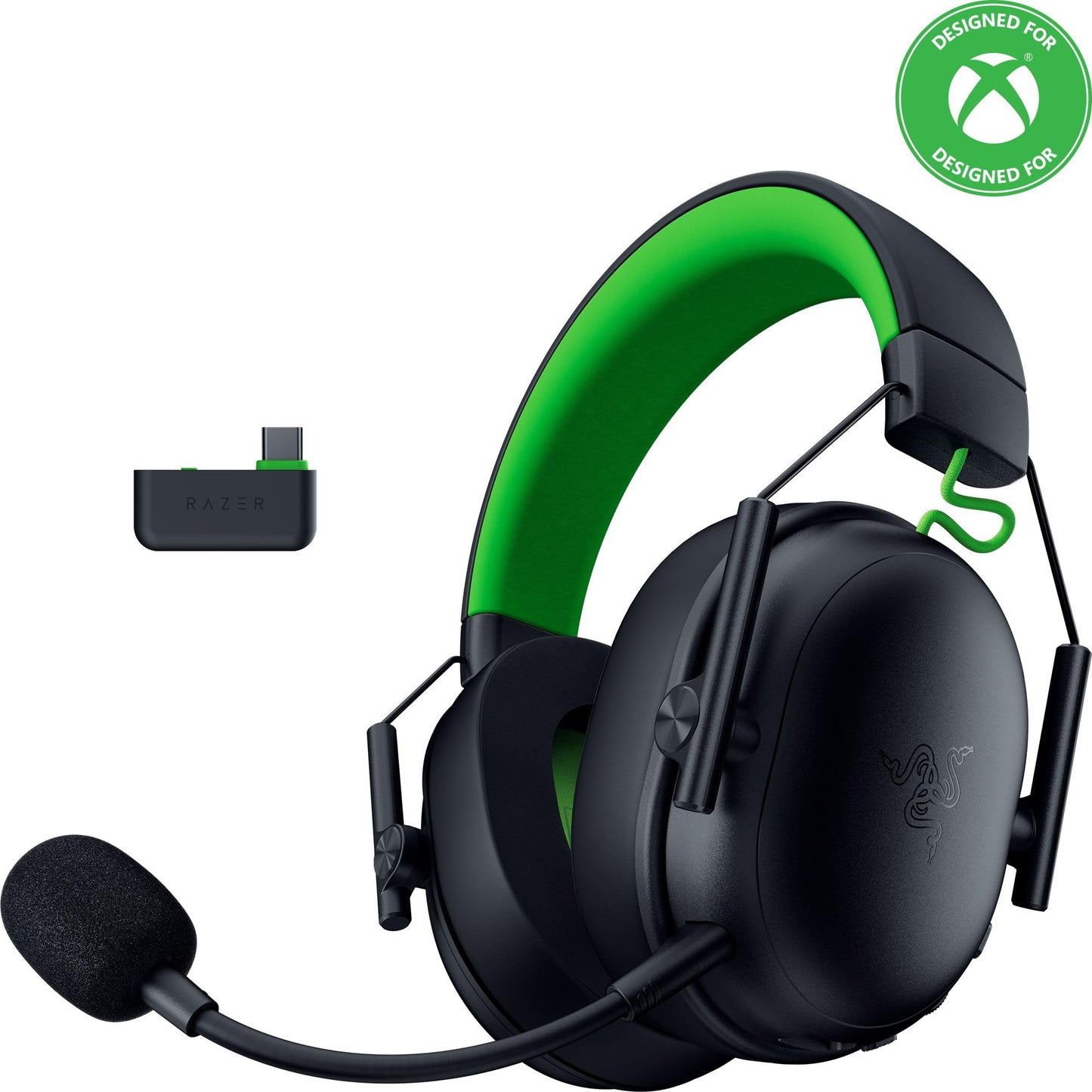 Razer BlackShark V3 X HyperSpeed Wireless Gaming Headset for Xbox: 50mm Drivers - Cardioid Mic - 2.4 GHz, Bluetooth, USB - Works with PC, Mac, PS5, Nintendo Switch - Long Battery Life - Black