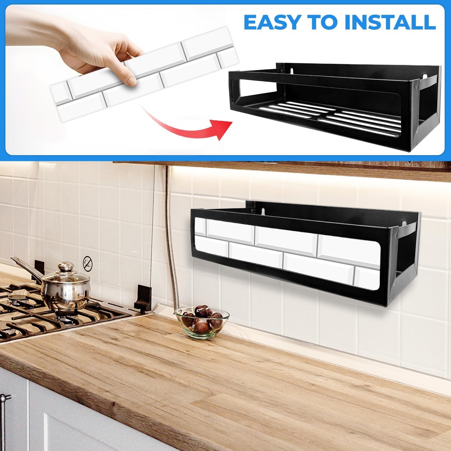 OCH Face Plate for Magnetic Spice Rack (Subway Tile)