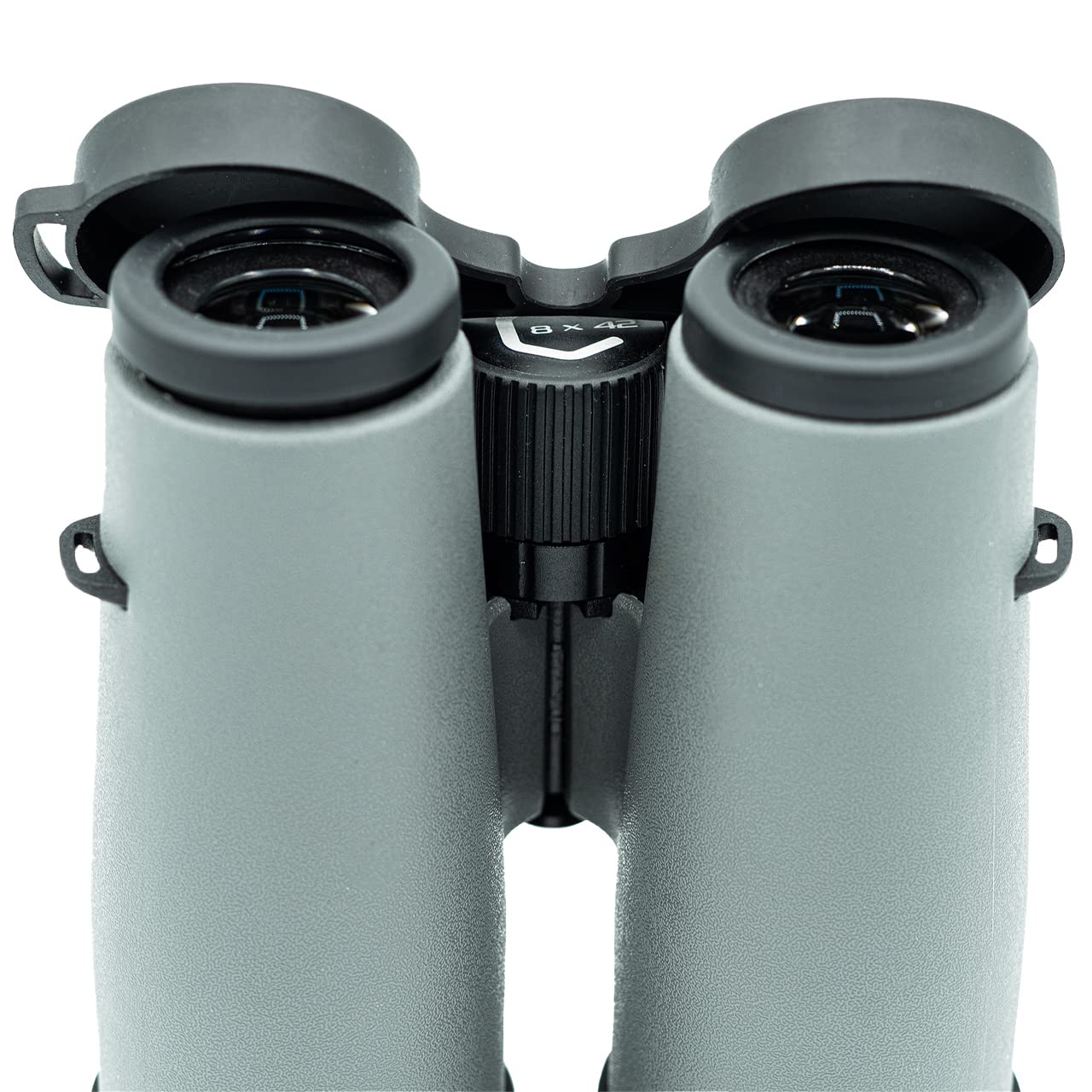 COVERT SCOUTING CAMERAS 8X42 Binocular (CC0081) ED (Extra-Low Dispersion) Glass, BAK-4 Phase-Corrected Dielectric Coated Roof Prisms, Scratch Resistant, Waterproof, Fog Proof, Shock Resistant, Gray