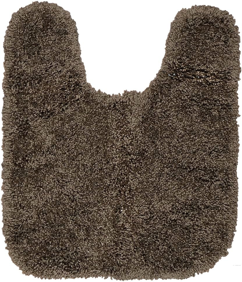 Garland Rug 3 Set Set Serendipity Brown Chocolate Piece (Toilet Cover, Contour Rug, Bath Rug) Shaggy Nylon Washable
