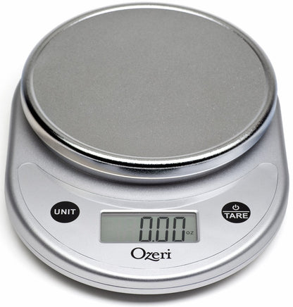 Ozeri® Pronto® Digital Multifunction Kitchen and Food Scale with Variable Graduation Technology®, All Silver