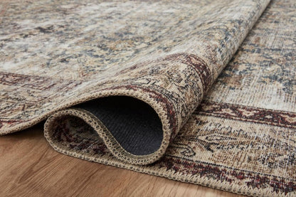 Loloi Amber Lewis Georgie Collection GER-04 Teal/Antique 10'-0" x 14'-0", .19" Pile Height, Area Rug