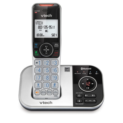 VTech VS112-4 Bluetooth 4 Handset Cordless Phone for Home with Answering Machine, Call Blocking, Caller ID, Intercom and Connect to Cell