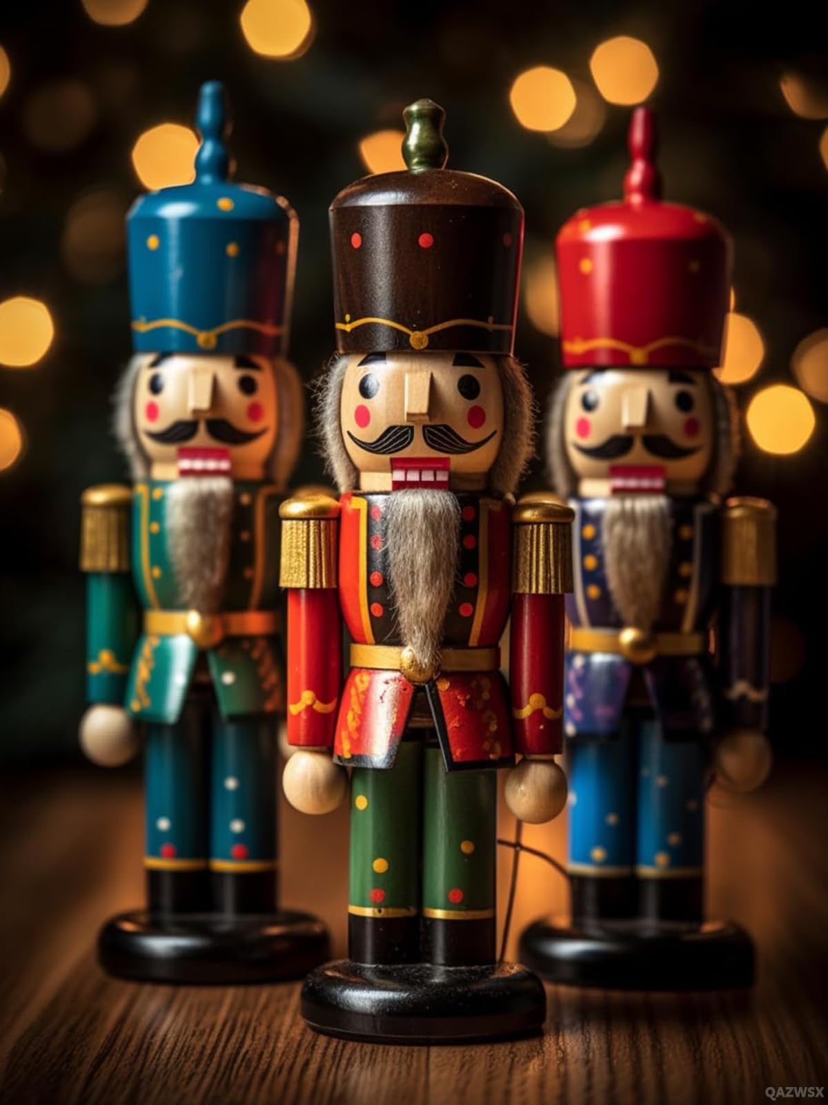 Christmas Nutcrackers DIY 5D Diamond Painting Kits for Adults Diamond Painting for Christmas New Year Valentine's Day Decor Gift 12x16 inch