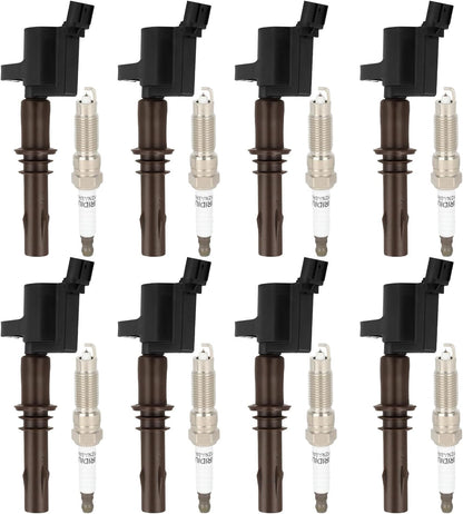 ECCPP 3 ignition coils with 3 iridium Spark Plugs,UF808,coils packs,for Smart Fortwo 2016-2017 0.9L‎224332428R,UF-808