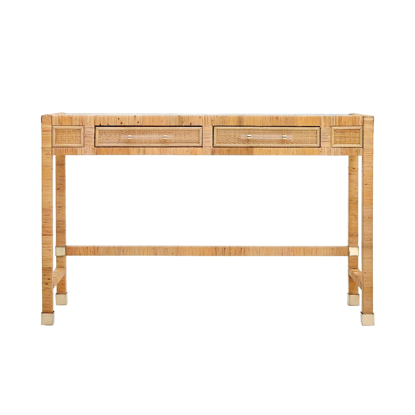 Tov Furniture Amara Natural Rattan Desk