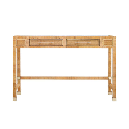 Tov Furniture Amara Natural Rattan Desk