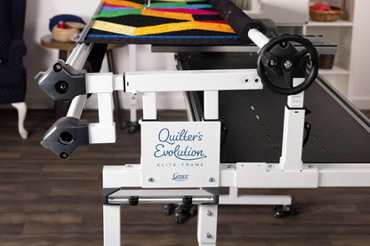 Q'nique 16X - Elite Long Arm Quilting Machine and Quilting Frame | The Grace Company (Q'nique 16X Elite & Evolution Elite 8' Rolling Frame)