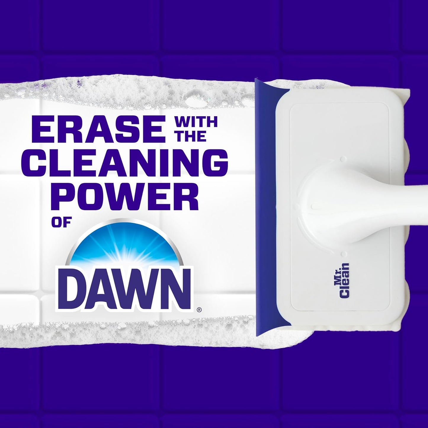 Mr. Clean Magic Eraser - All-in-One Bathroom Cleaner Kit | 1 Scrubber & 2 Foaming Erasers, Lemon Scent