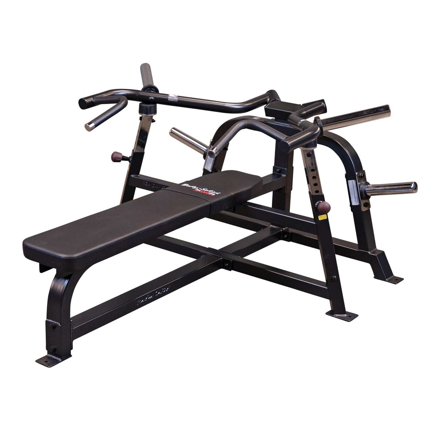 Body-Solid Pro ClubLine (LVBP) Adjustable Leverage Gym Bench - Converging Chest & Bench Press Machine with Sealed Bearings and Gas-Assisted Start Positions