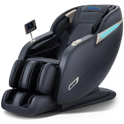 MYTHIA 2026 Full Body Massage Chair for After Work Recovery - Zero Gravity Recliner up to 165°with SL Track, Heat Therapy, Bluetooth & USB Charging Port (MD906-Black)