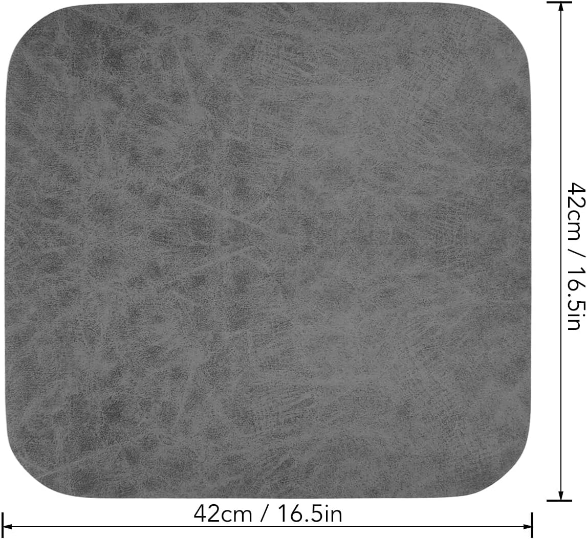 TOPINCN Universal Antiskid Accessory Mat for Vacuum Cleaner, 17.7x17.7x0.2 in, Absorbent Sweeper Replacement Parts