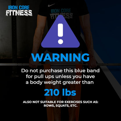 Pull Up Assistance Resistance Bands - Long Loop Power Bands for Men and Women - Strength Power Flexibility Training at Home & Gym - Ebooks & Workout Chart Included by Iron Core Fitness