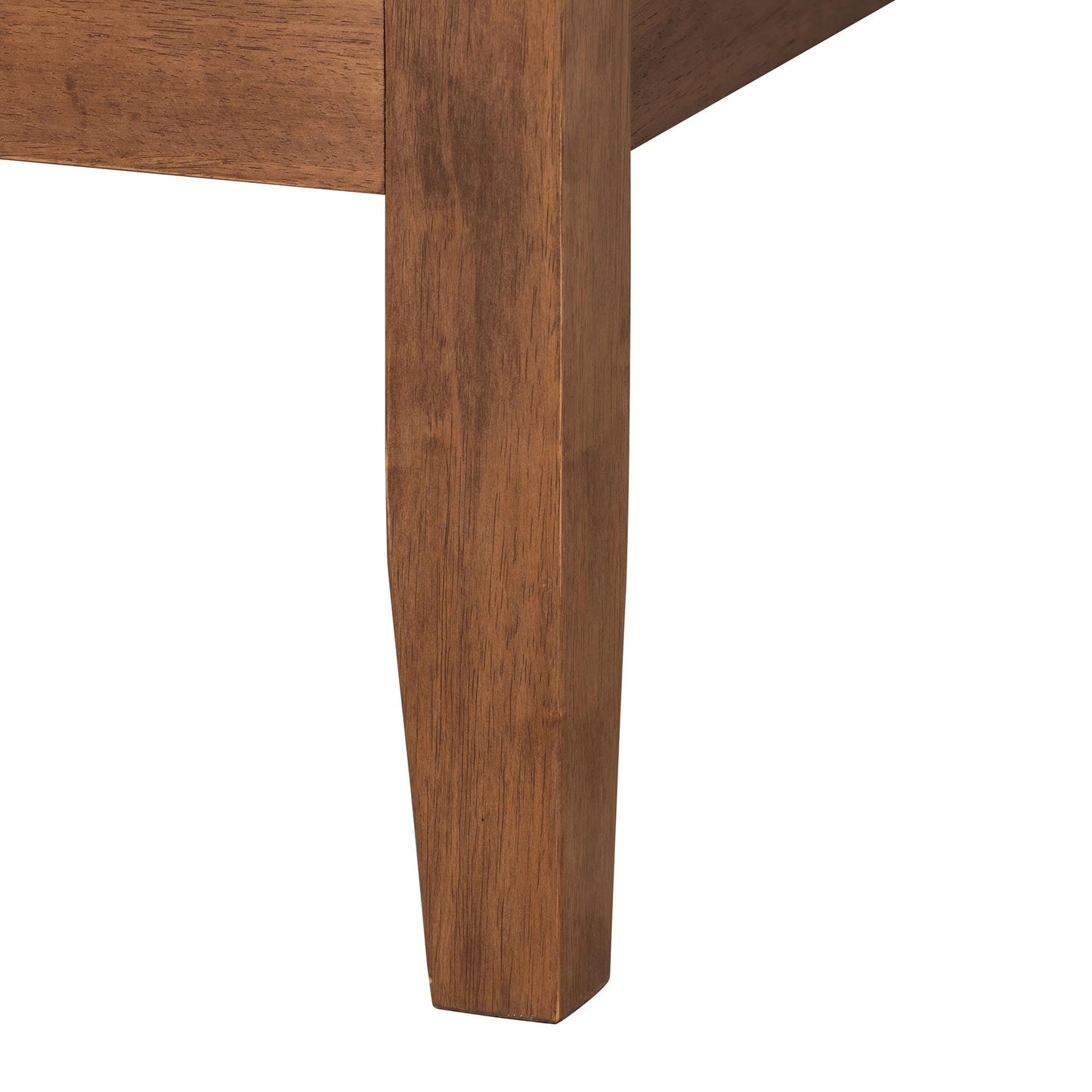 Baxton Studio Salvatore Platform Bed, Queen, Walnut Brown