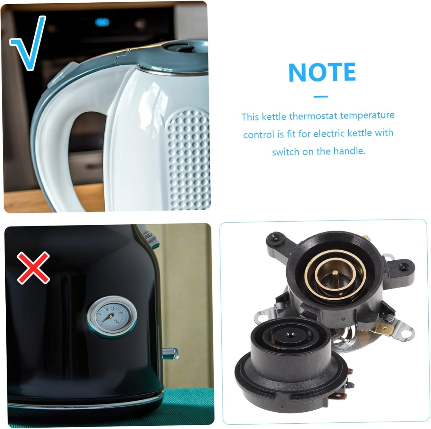 Ciieeo Electric Kettle Thermostat Base, Kitchen Electric Kettle Base for Home Temperature Control