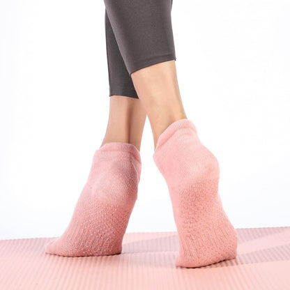 loudashuaiqi Yoga Accessories Pilates Socks Non Slip Barre Socks for Women (Grey/Black/Pink)