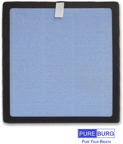 PUREBURG P1802 True HEPA Replacement Filters, Compatible with YIOU R1 P1802 and Elechomes P1801 Air Purifiers, 2-Pack