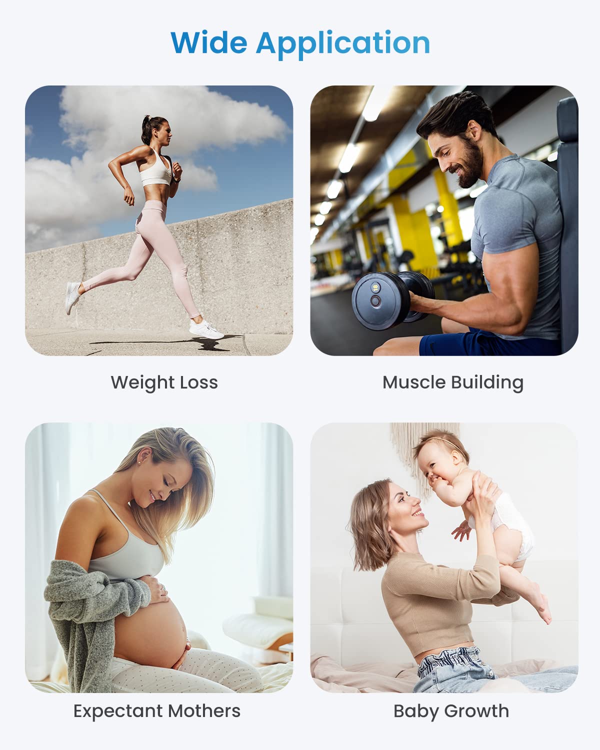 RENPHO Smart Scale for Body Weight, Digital Bathroom Scale BMI Weighing Bluetooth Body Fat Physician Scale, Body Composition Monitor Health Analyzer with Smartphone App, 400 lbs - Elis 1