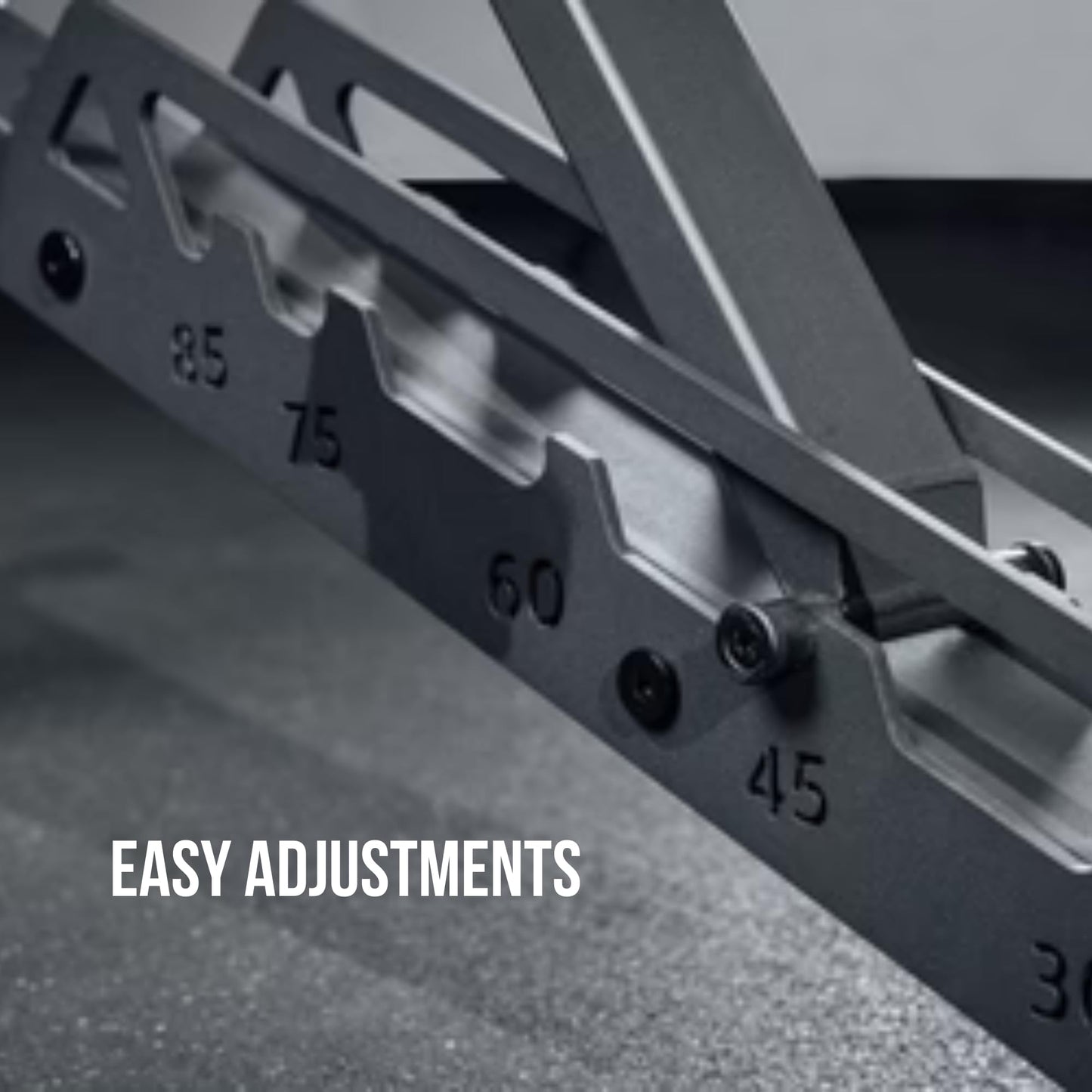 Rep Nighthawk Adjustable Weight Bench | Home Gym Incline Decline Flat Workout Bench | Heavy Duty Fitness and Strength Training Equipment | Foldable Space Saving Design, Metallic Black