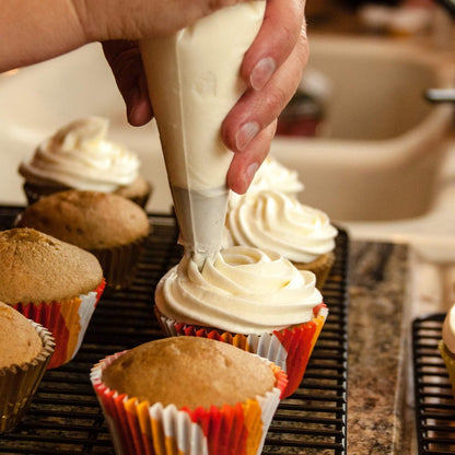 200Pcs 16 Inch Piping Bags Disposable, Durable Extra Large Pastry Bags for Cake Decorating, Bulk Piping bag, Pipping bags for Baking and Icing