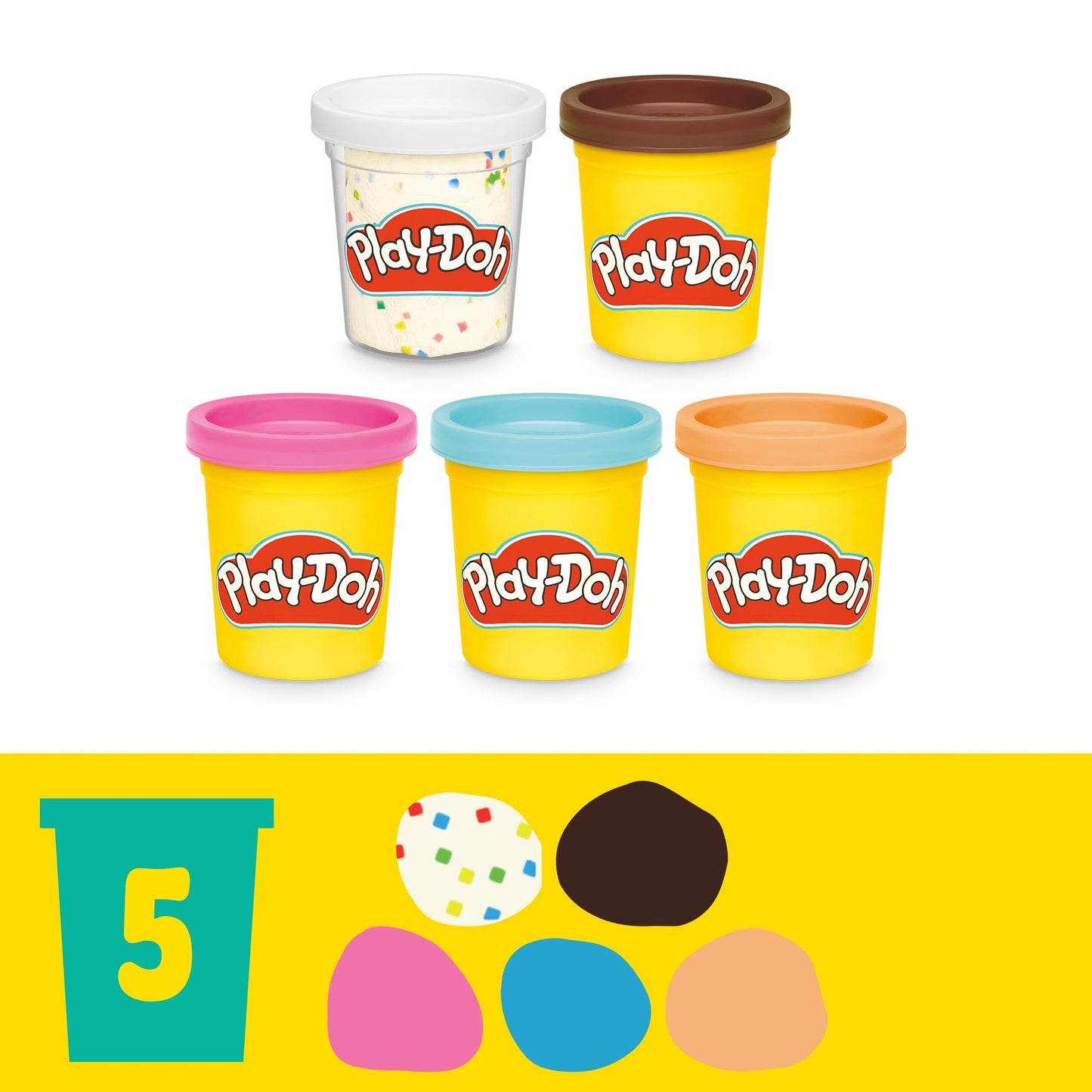 Play-Doh Donut Drop Shop Playset, Play Food Toy, Kids Arts & Crafts, Easter Gift for Kids 3+ Years