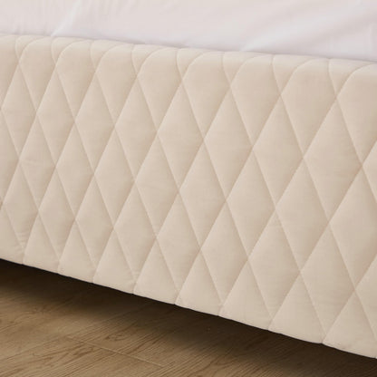 Ball & Cast Full Size Daybed with Trundle,Velvet Upholstered Day Bed Frame Full with USB Port and Solid Wood Slat Support,L Shaped Corner Trundle Bed,No Box Spring Needed,Beige