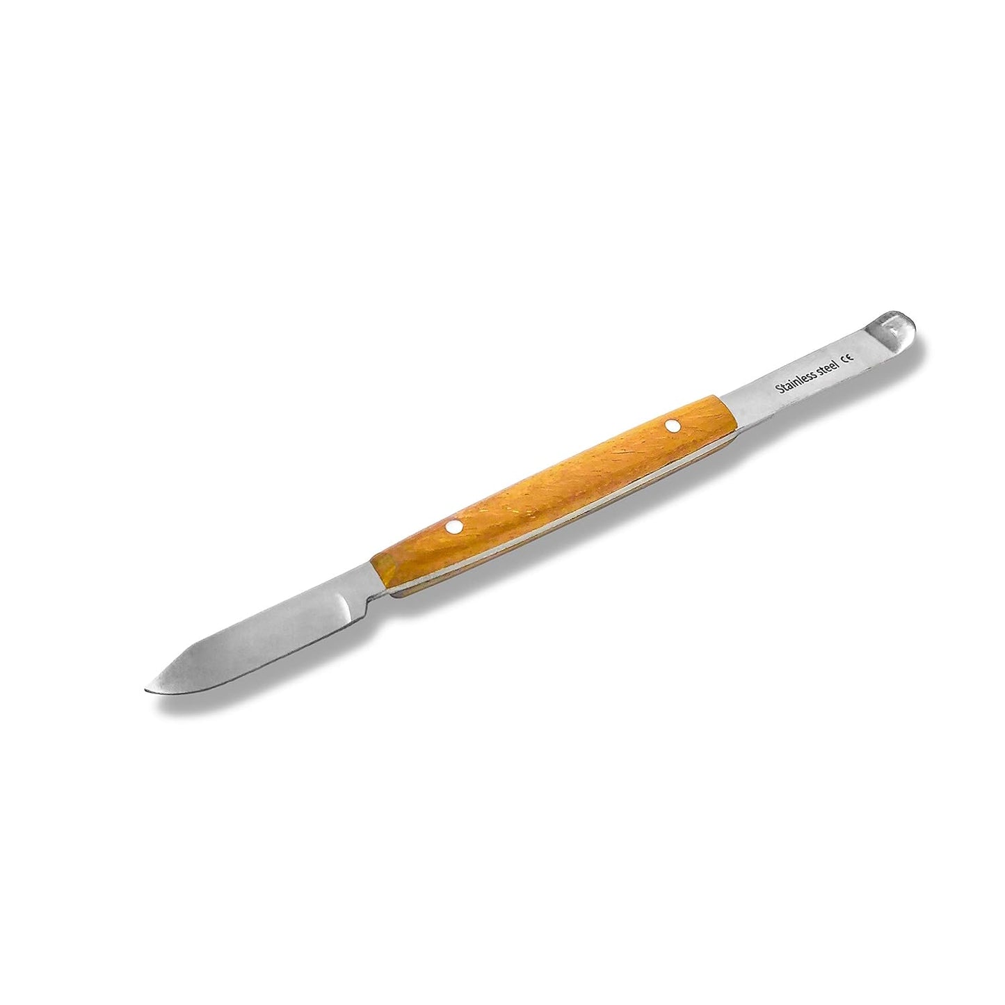 Double Ended Fahenstock Knife and Curved Spatula (5.5") - Stainless Steel
