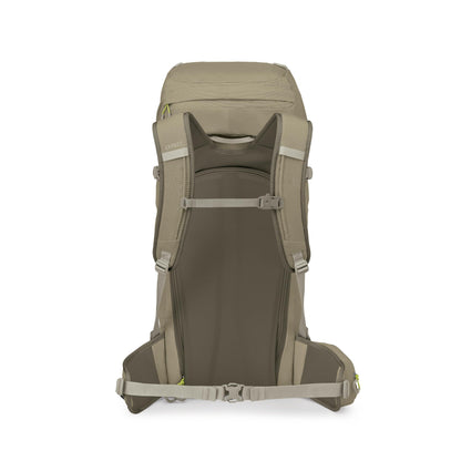 Osprey Soelden 45L Ski and Snowboard Backpack - High-Volume Backcountry Snow Pack for Men - Hut Trip Ready - Helmet Carry - Made with 100% Recycled Nylon, Olive Tan