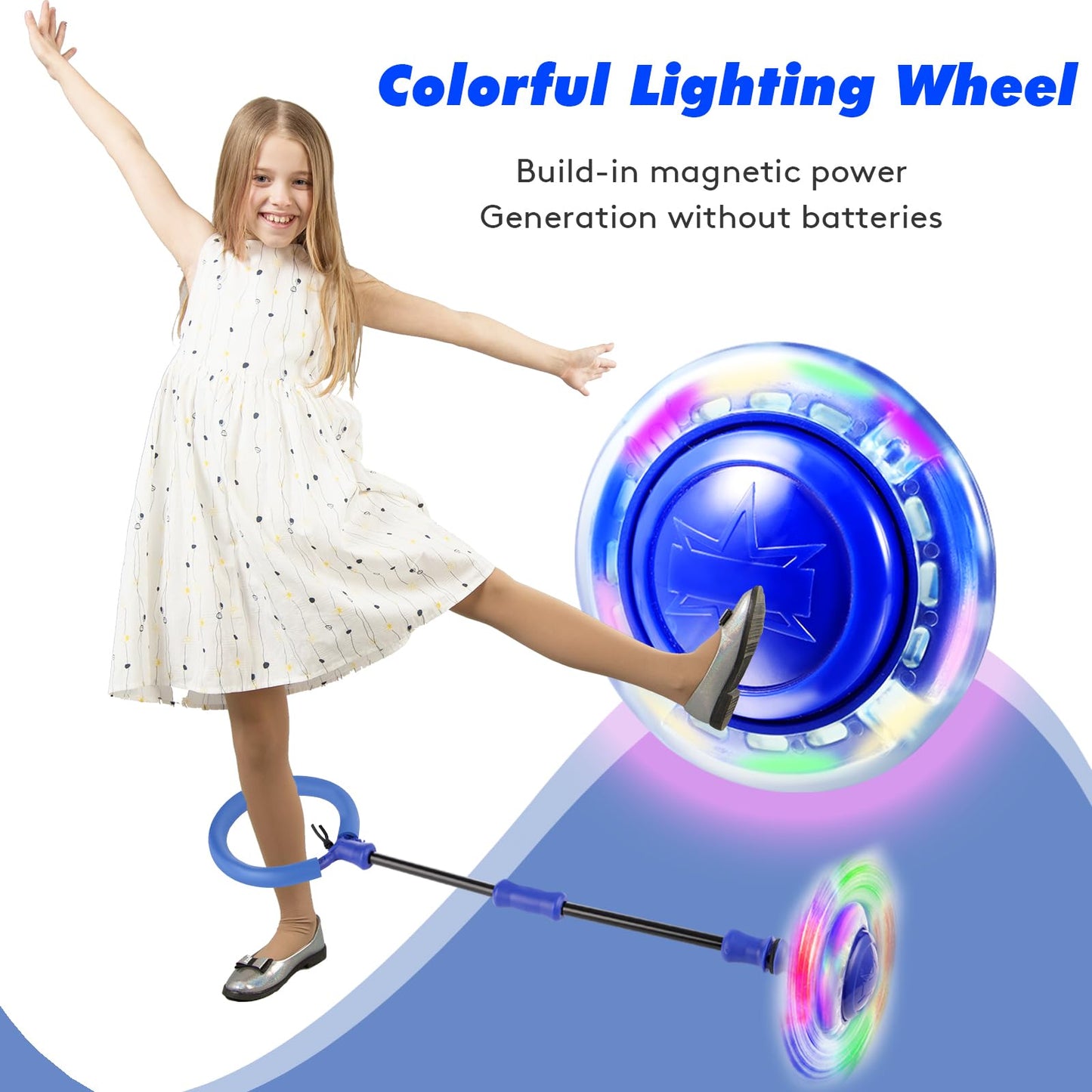 Amble Skip Ball for Kids - Ankle Skip Toy - Birthday Gift for Girls and Boys - Outdoor Indoor Toys for 5 6 7 8 9 10 Years Old Kids & Adults