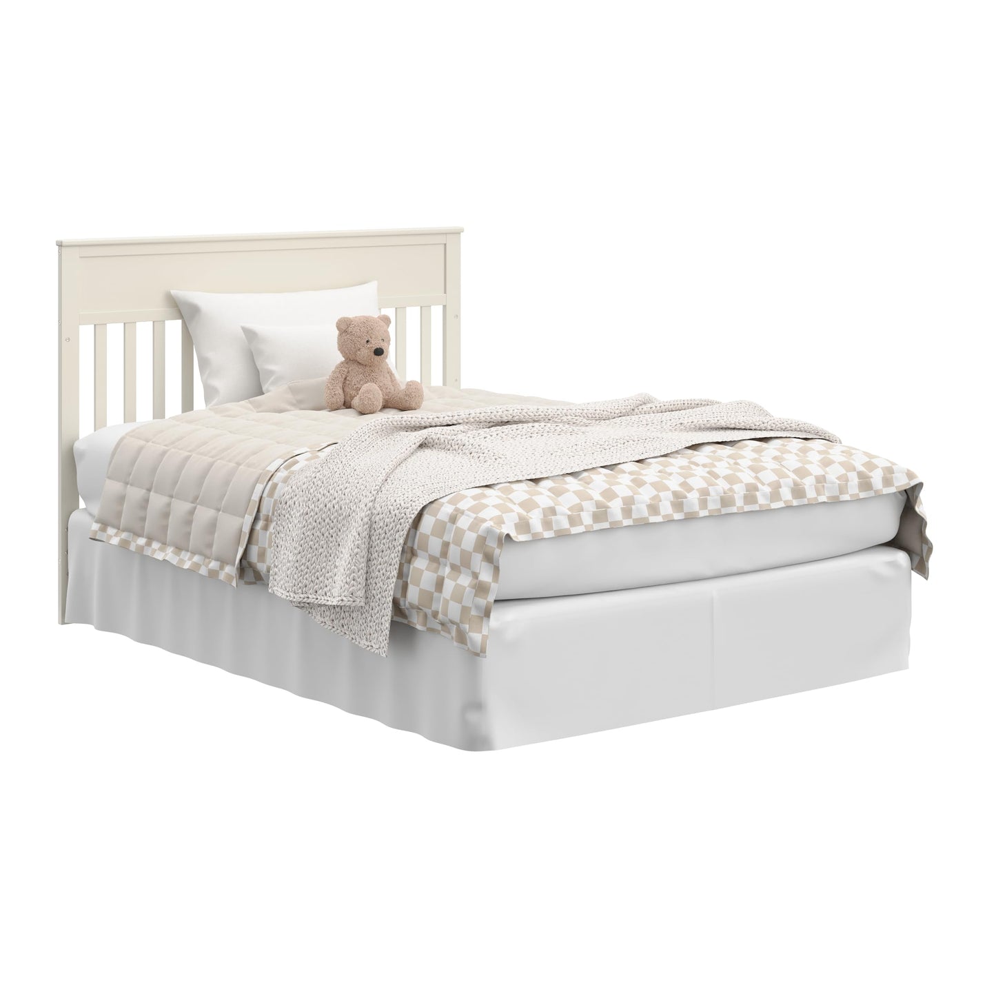 Graco Shiloh 5-in-1 Convertible Crib & Changer with Drawer – GREENGUARD Gold Certified Baby Crib Crafted from Wood, Converts to Toddler Bed, Daybed, and Full-Size Bed (Frosted Oat)