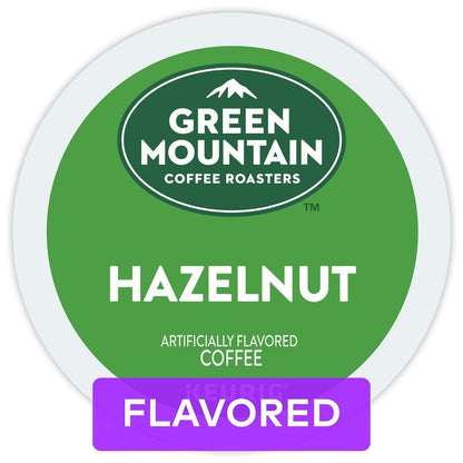 Green Mountain Coffee Roasters Hazelnut and Nantucket Blend Keurig K-Cup Pods, Light and Medium Roast Coffee