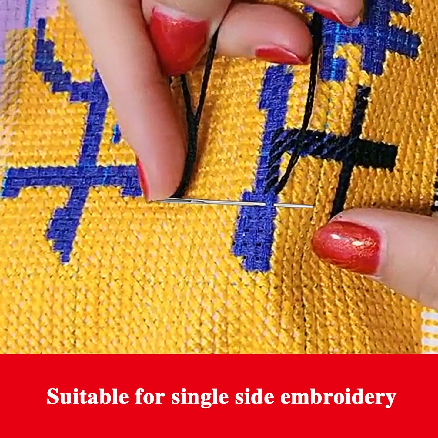 ELUKHT Embroidery Stand, Stainless Steel Needlework Floor Frame, Adjustable Cross Stitch Craft Stand, with 12 Hanging Wire Buckles, Standing Embroidery Lap Table, for Arts Crafts Sewing Needlework