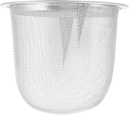uxcell 8pcs Stainless Steel Tea Leaf Spice Round Wire Mesh Teapot Filter Strainer, 60mm Dia, 50mm Depth