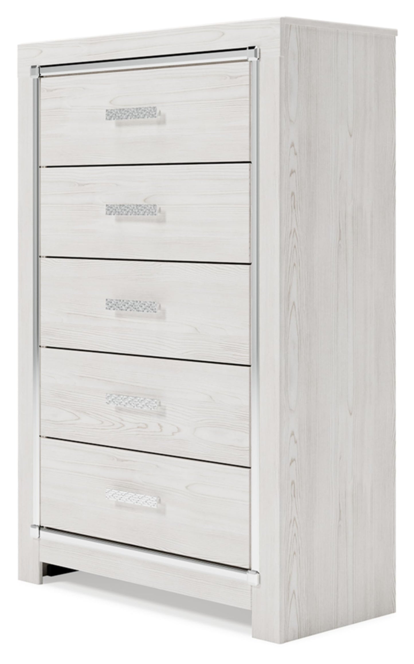 Signature Design by Ashley Altyra Contemporary 5 Drawer Chest, White