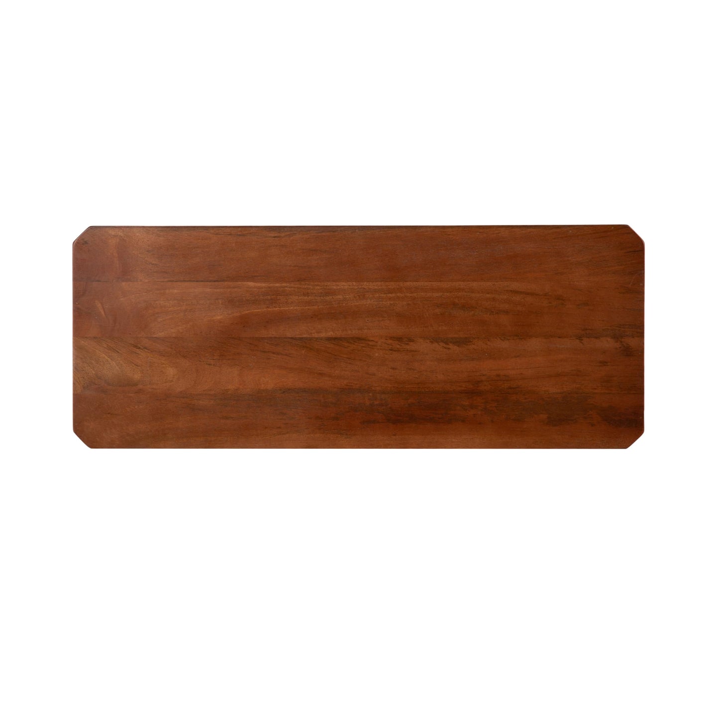 Kate and Laurel Talcott Modern Rectangle Wood Console Table; 36 x 14 x 33; Walnut Brown; Transitional Decorative Two-Tier Entryway Table for Use as a Behind Couch Table or a Bedroom Accent