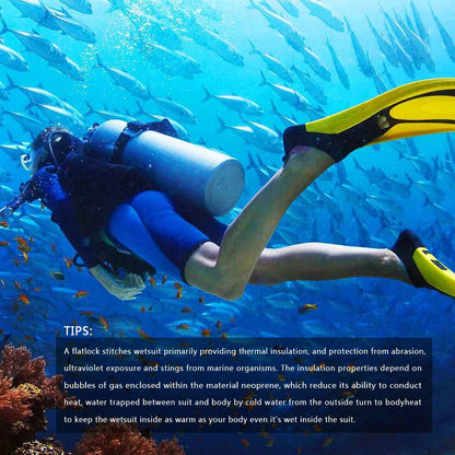 Seaskin Mens 3mm Shorty Wetsuit Womens, Full Body Diving Suit Front Zip Wetsuit for Diving Snorkeling Surfing Swimming Medium